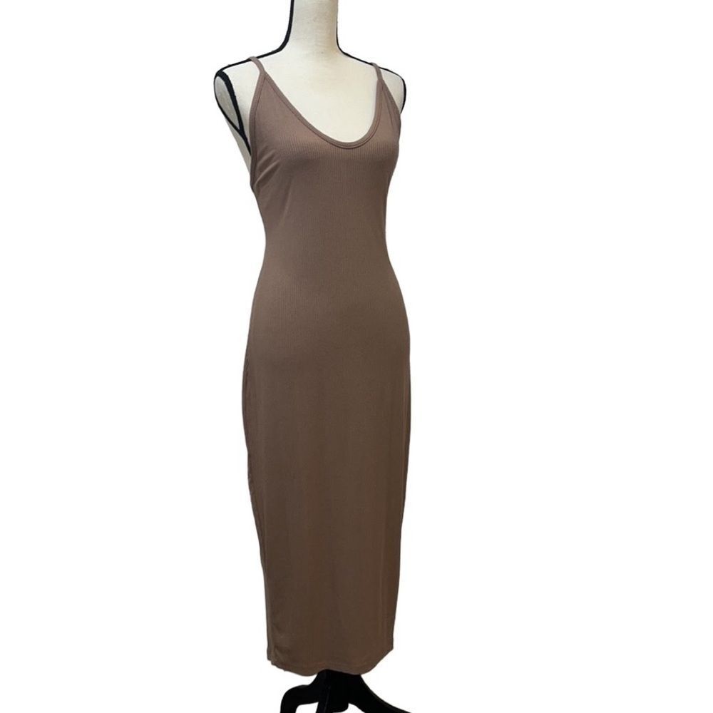 FTF Ribbed Knit Midi Dress & Cardigan Set - Picture 8 of 16